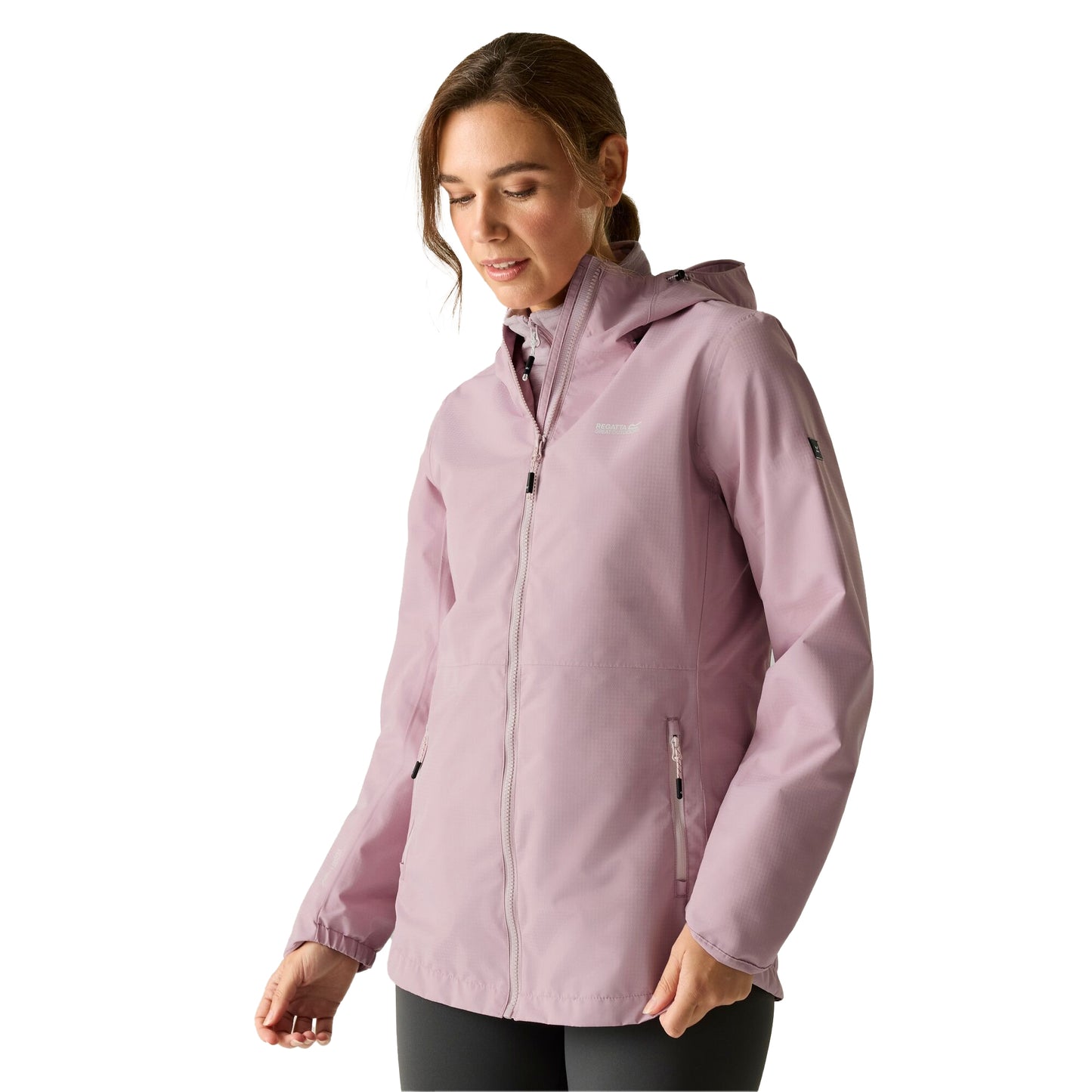 Powder Lilac - Lifestyle - Regatta Womens-Ladies Hamara IV Waterproof Jacket
