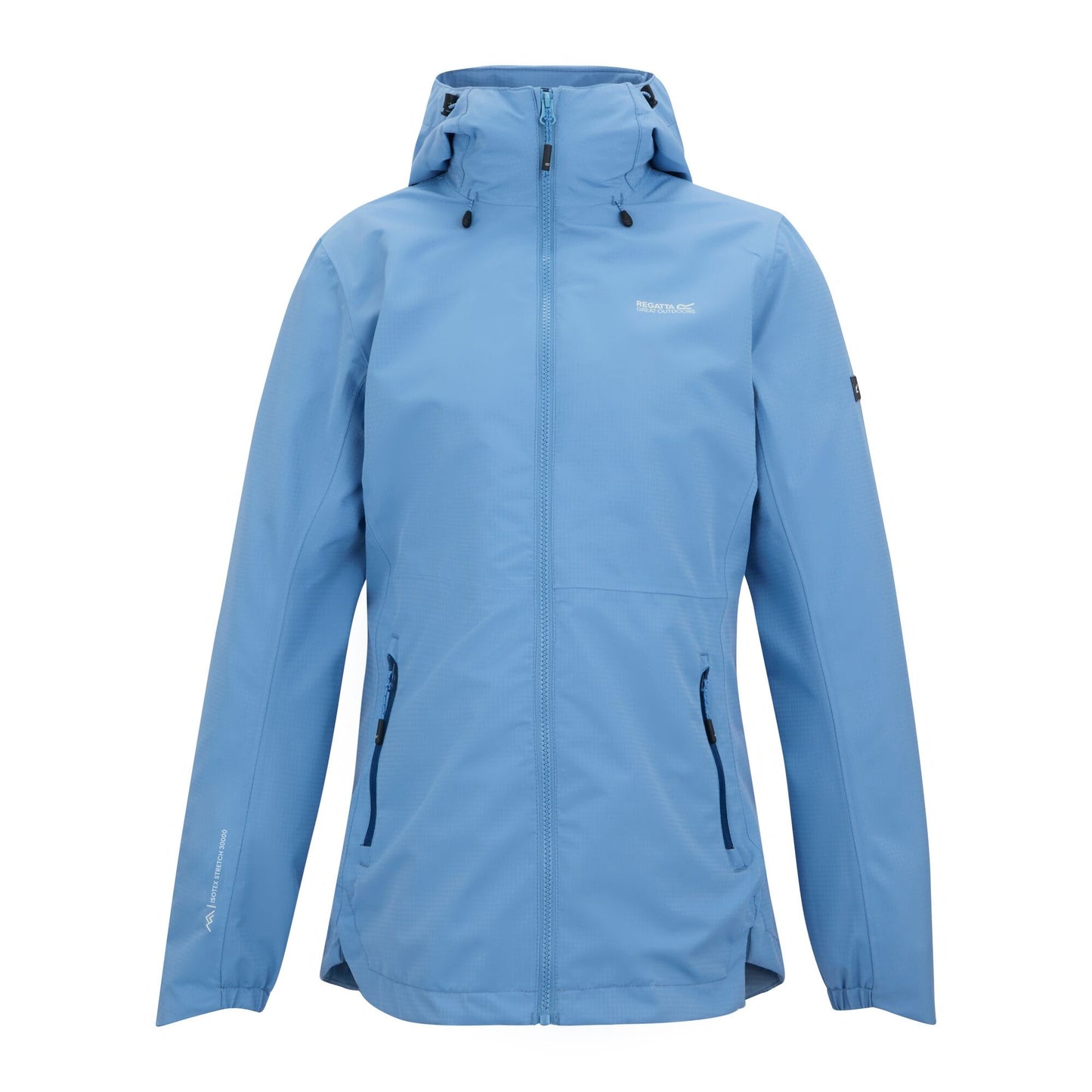 Washed Denim - Front - Regatta Womens-Ladies Hamara IV Waterproof Jacket