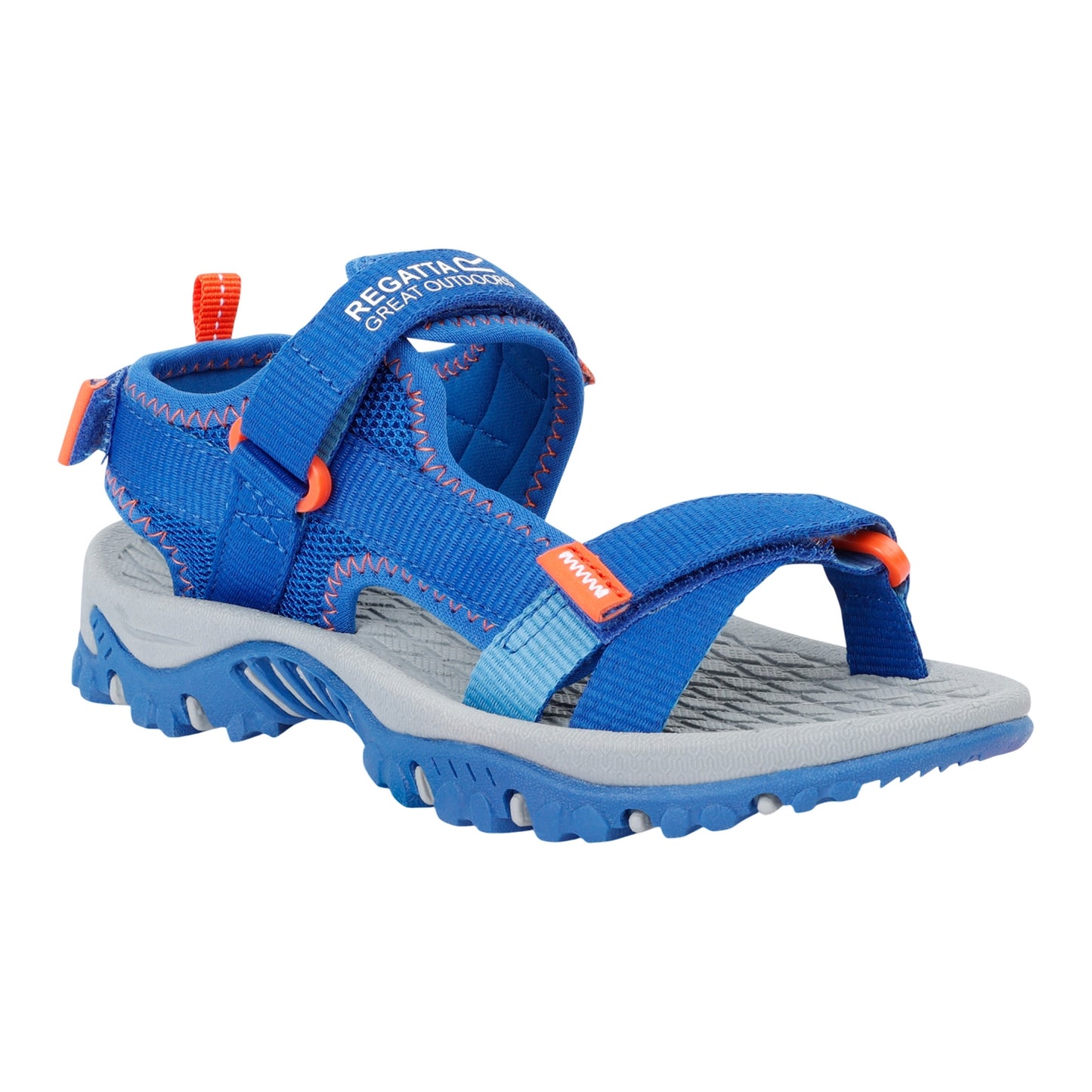 Olympian Blue-Tango - Front - Regatta Childrens-Kids Blaze Sandals