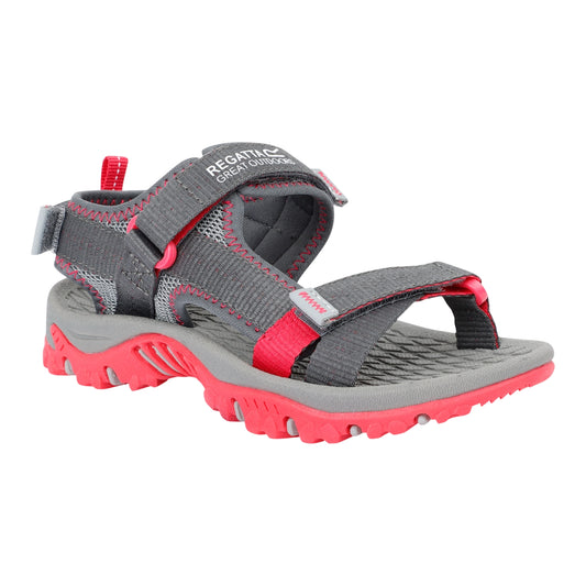 Granite-Pop Pink - Front - Regatta Childrens-Kids Blaze Sandals