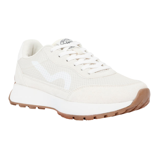 Light Vanilla - Front - Regatta Womens-Ladies Marine Heritage Trainers