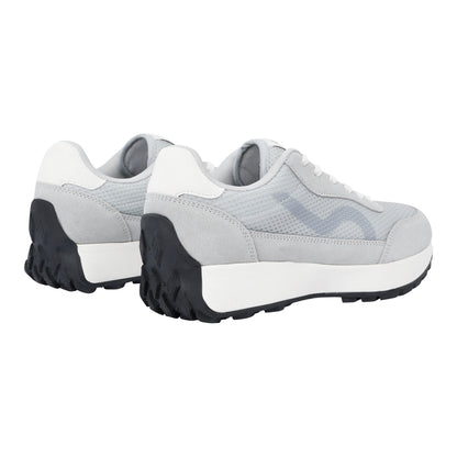Grey - Back - Regatta Womens-Ladies Marine Heritage Trainers