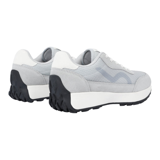 Grey - Back - Regatta Womens-Ladies Marine Heritage Trainers