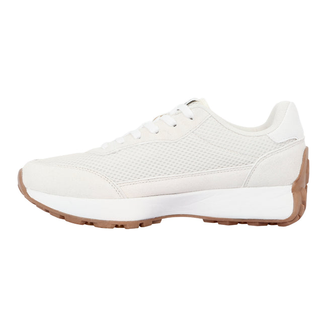 Light Vanilla - Pack Shot - Regatta Womens-Ladies Marine Heritage Trainers