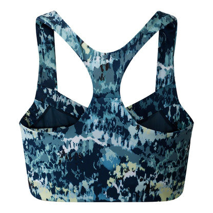 Mist - Back - Dare 2B Womens-Ladies Swift III Dash Print Sports Bra