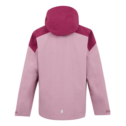 Lilas-Beaujolais - Back - Regatta Childrens-Kids Highton VI Waterproof Jacket