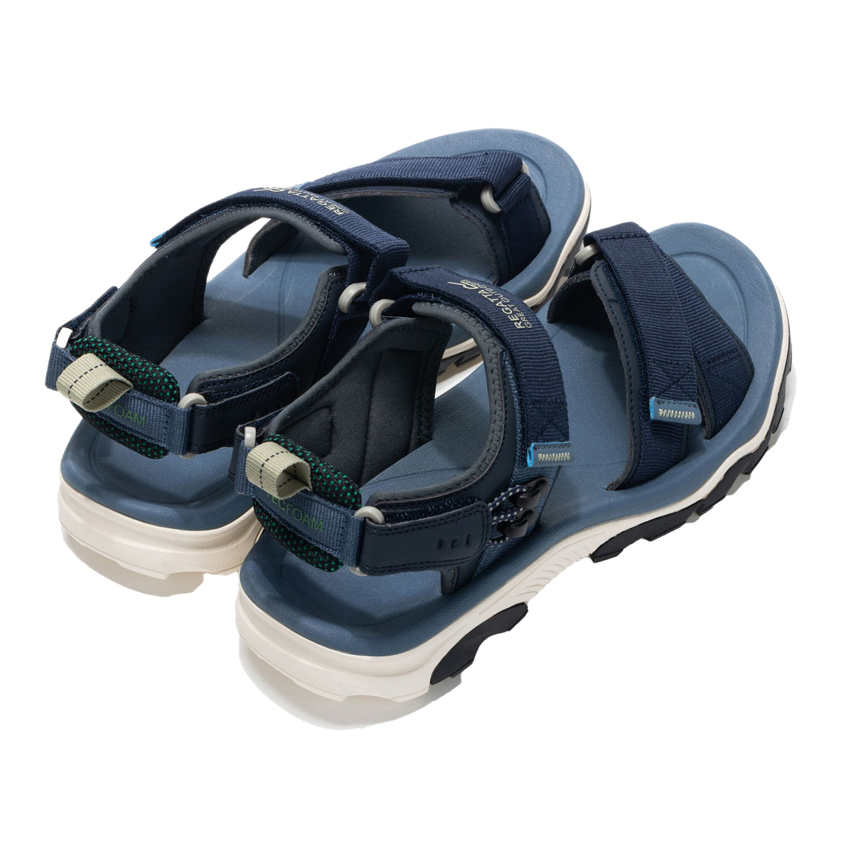 Navy-China Blue - Back - Regatta Mens Blaze Sandals
