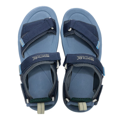 Navy-China Blue - Pack Shot - Regatta Mens Blaze Sandals