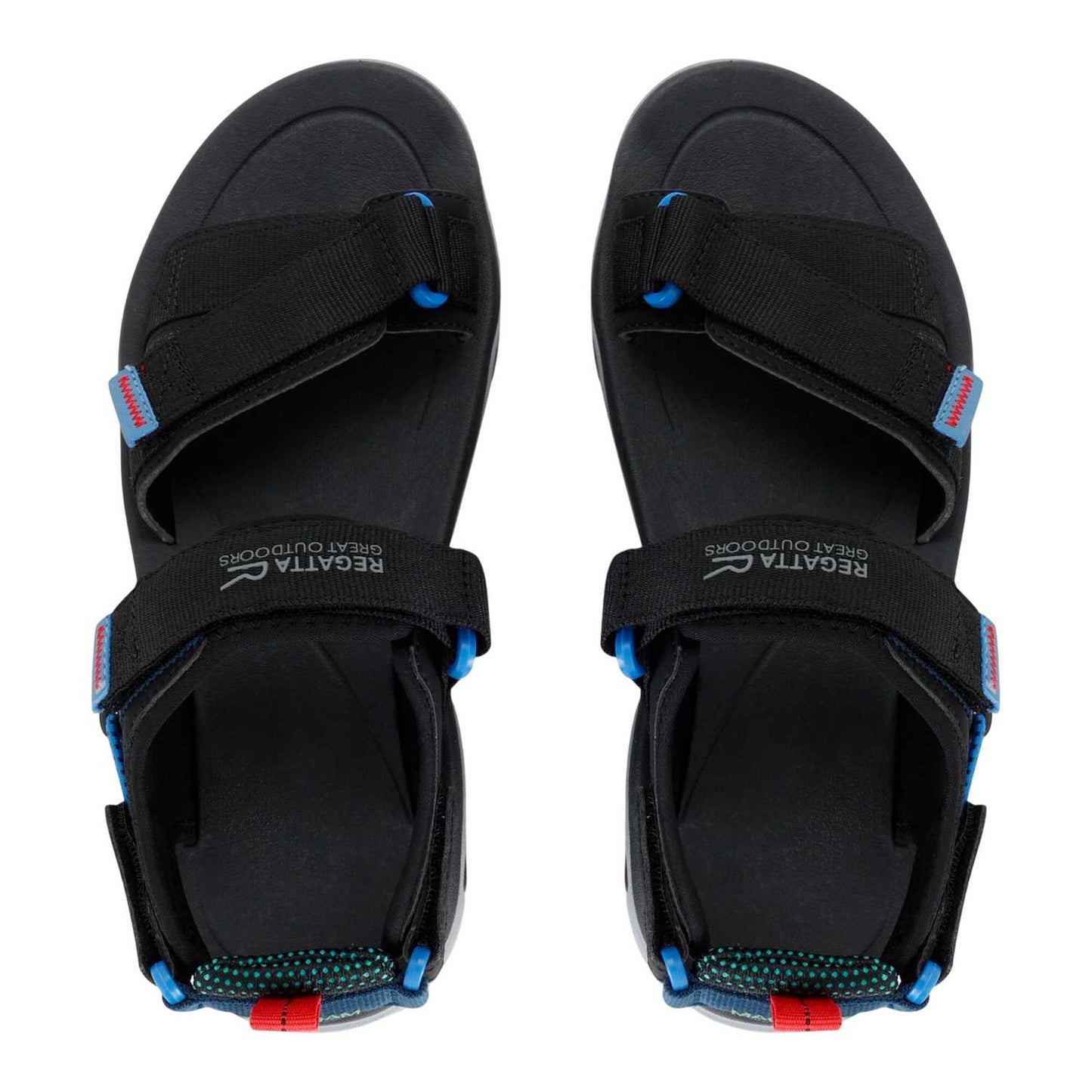 Black-Coronet Blue - Lifestyle - Regatta Mens Blaze Sandals