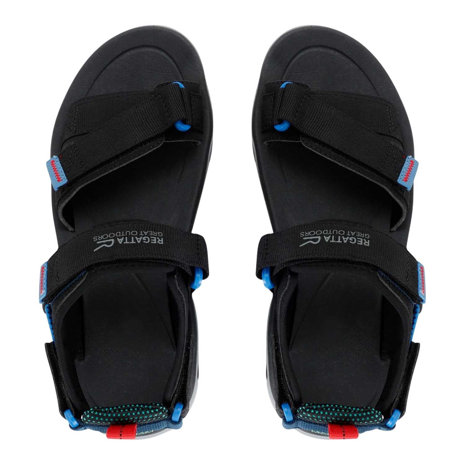 Black-Coronet Blue - Lifestyle - Regatta Mens Blaze Sandals