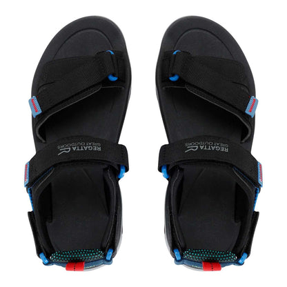 Black-Coronet Blue - Lifestyle - Regatta Mens Blaze Sandals