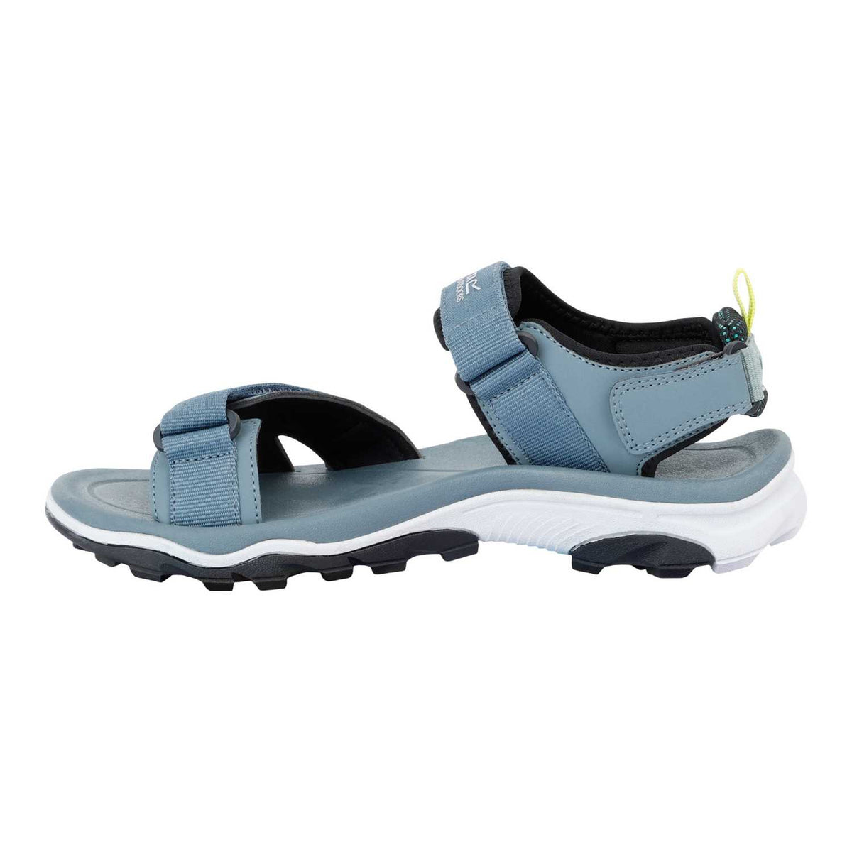 Grey-Wild Lime - Side - Regatta Mens Blaze Sandals