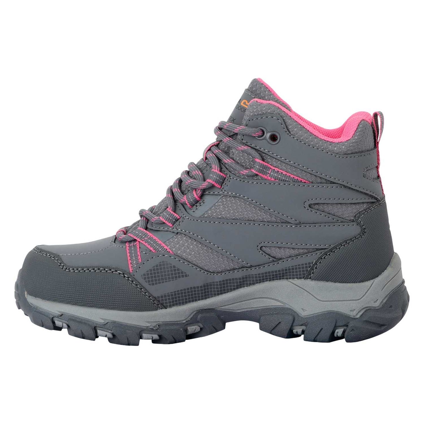 Steel-Tulip - Side - Regatta Childrens-Kids Holcombe III Walking Boots