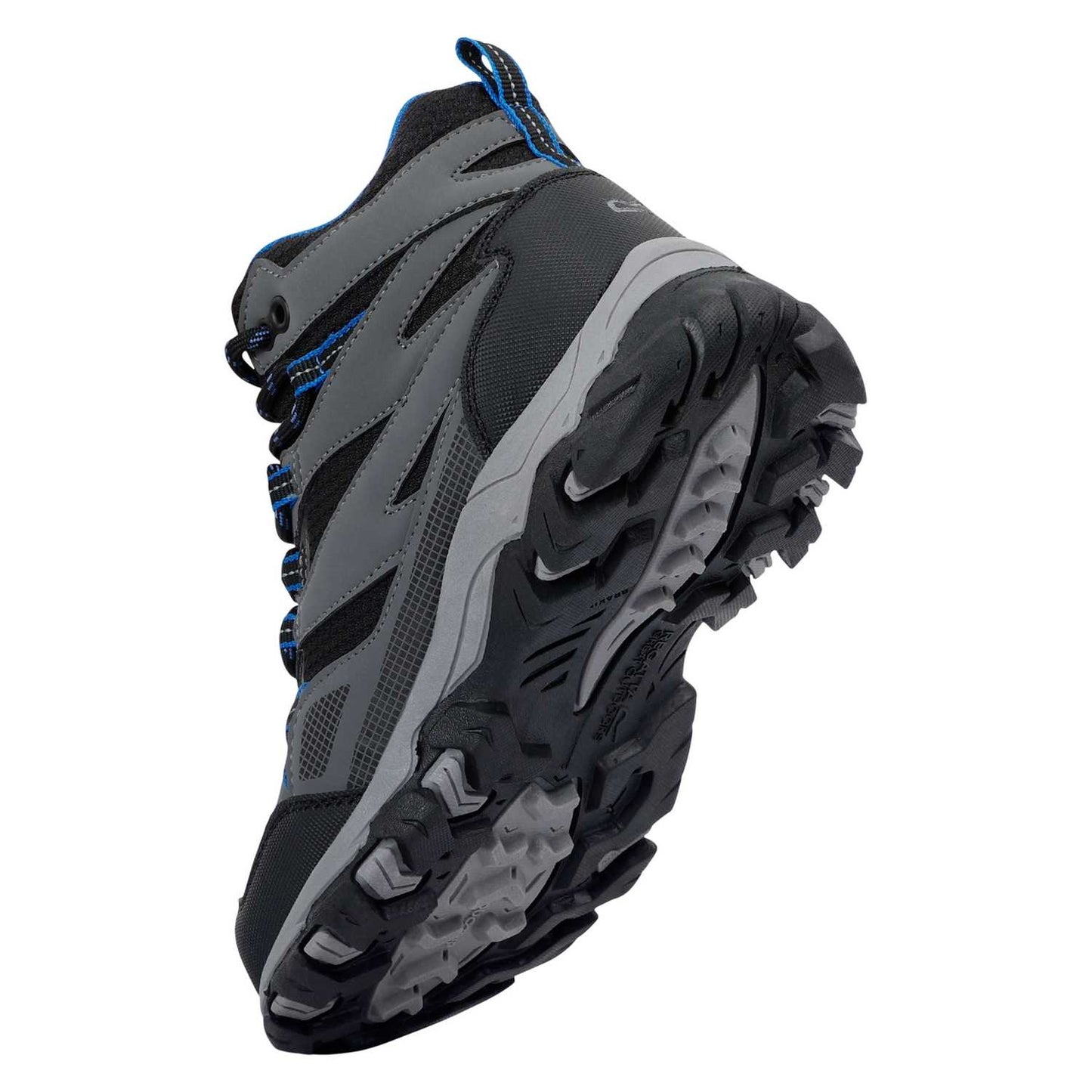 Navy-Aruba Blue - Pack Shot - Regatta Childrens-Kids Holcombe III Walking Boots