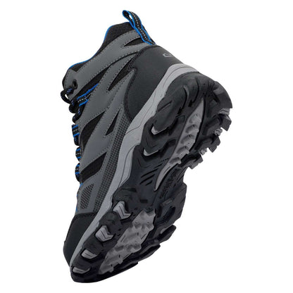 Navy-Aruba Blue - Pack Shot - Regatta Childrens-Kids Holcombe III Walking Boots