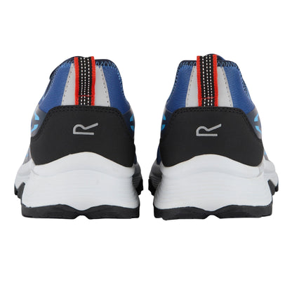 Olympian Blue-Navy - Back - Regatta Mens Blaze Trainers