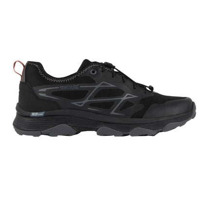 Black - Side - Regatta Mens Blaze Trainers