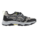 Grey-Black-Lime - Side - Regatta Mens Blaze Trainers