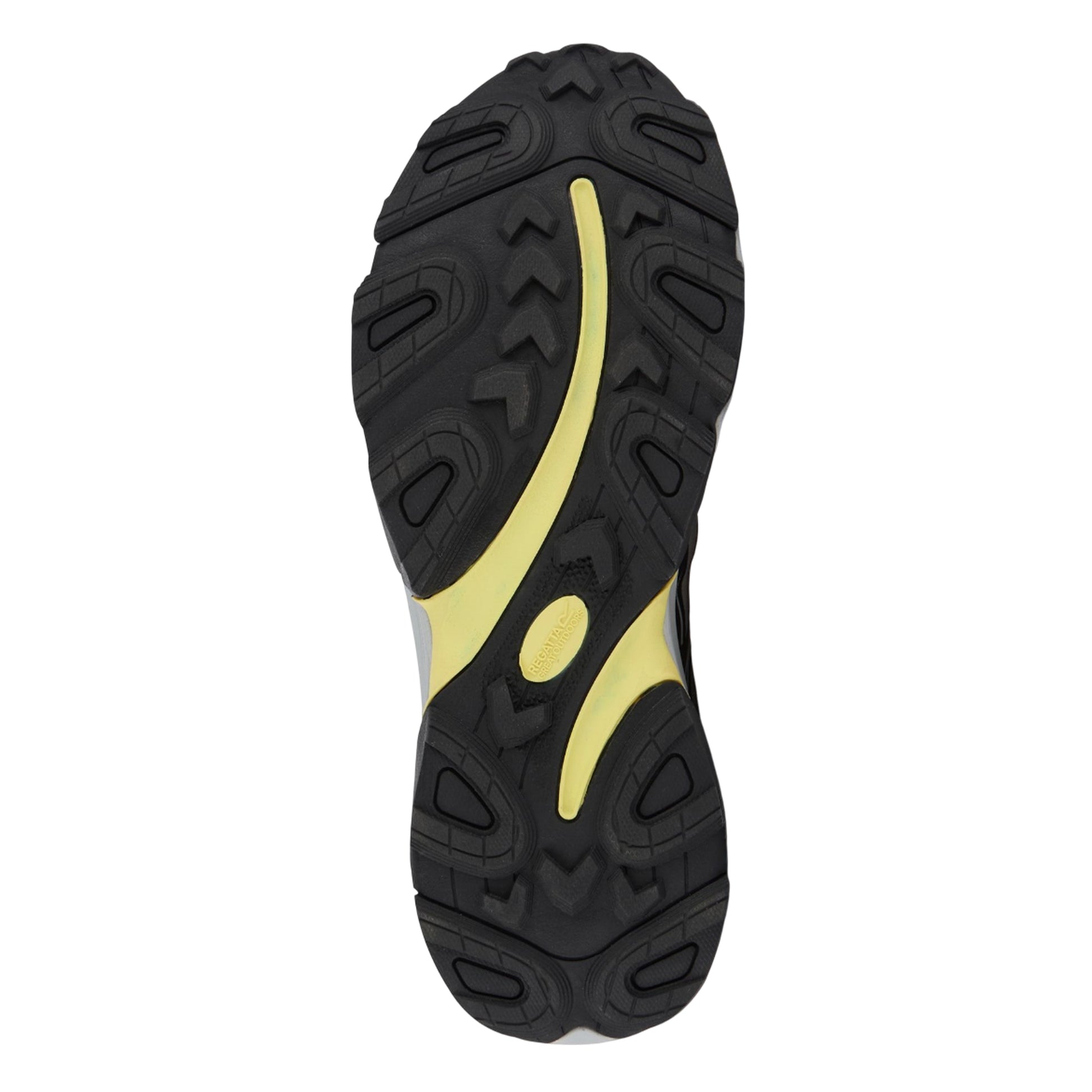 Grey-Black-Lime - Pack Shot - Regatta Mens Blaze Trainers