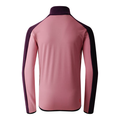 Deep Plum-Lilas - Back - Dare 2B Childrens-Kids Emergent IV Stretch Midlayer