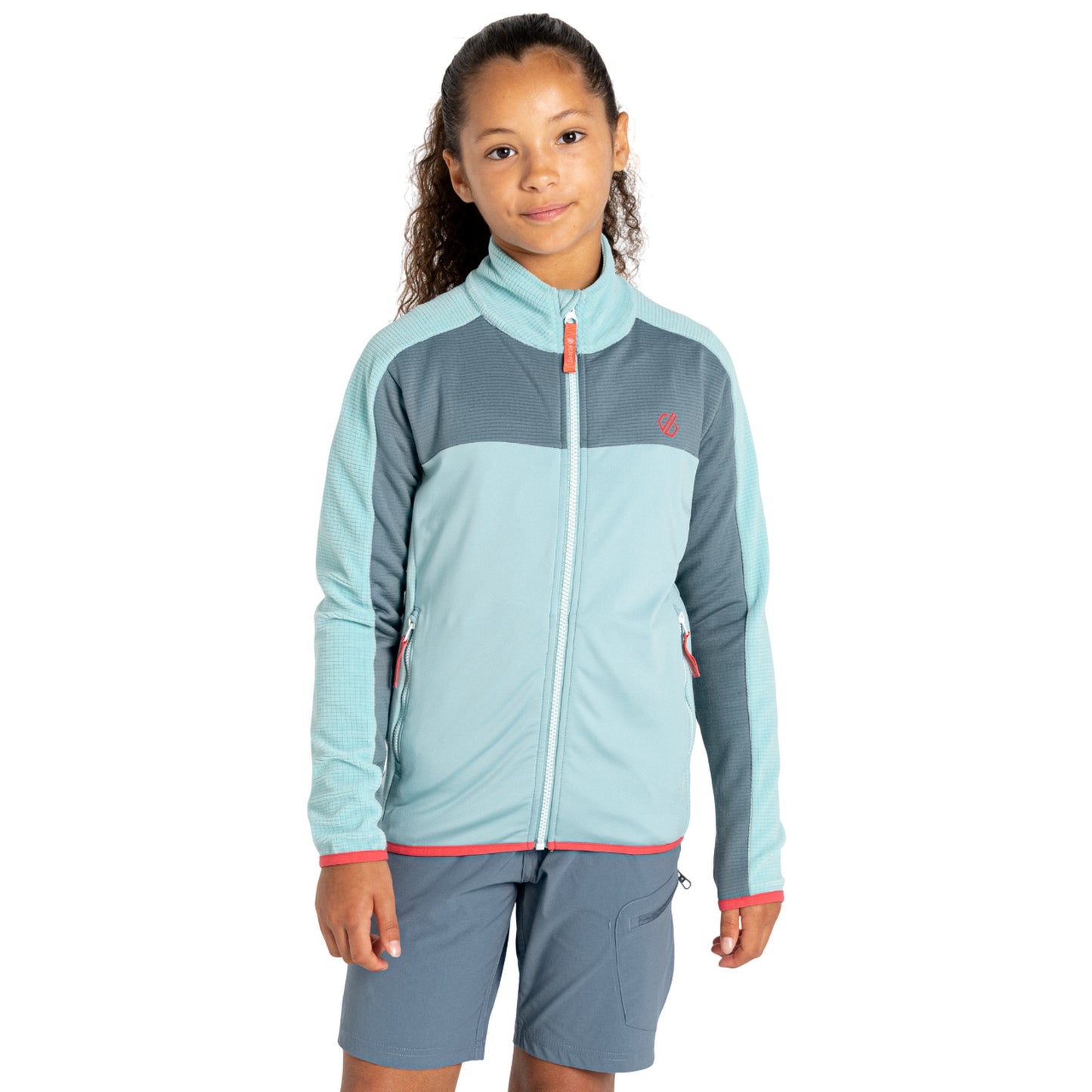 Element Grey-Aquifer - Lifestyle - Dare 2B Childrens-Kids Emergent IV Stretch Midlayer