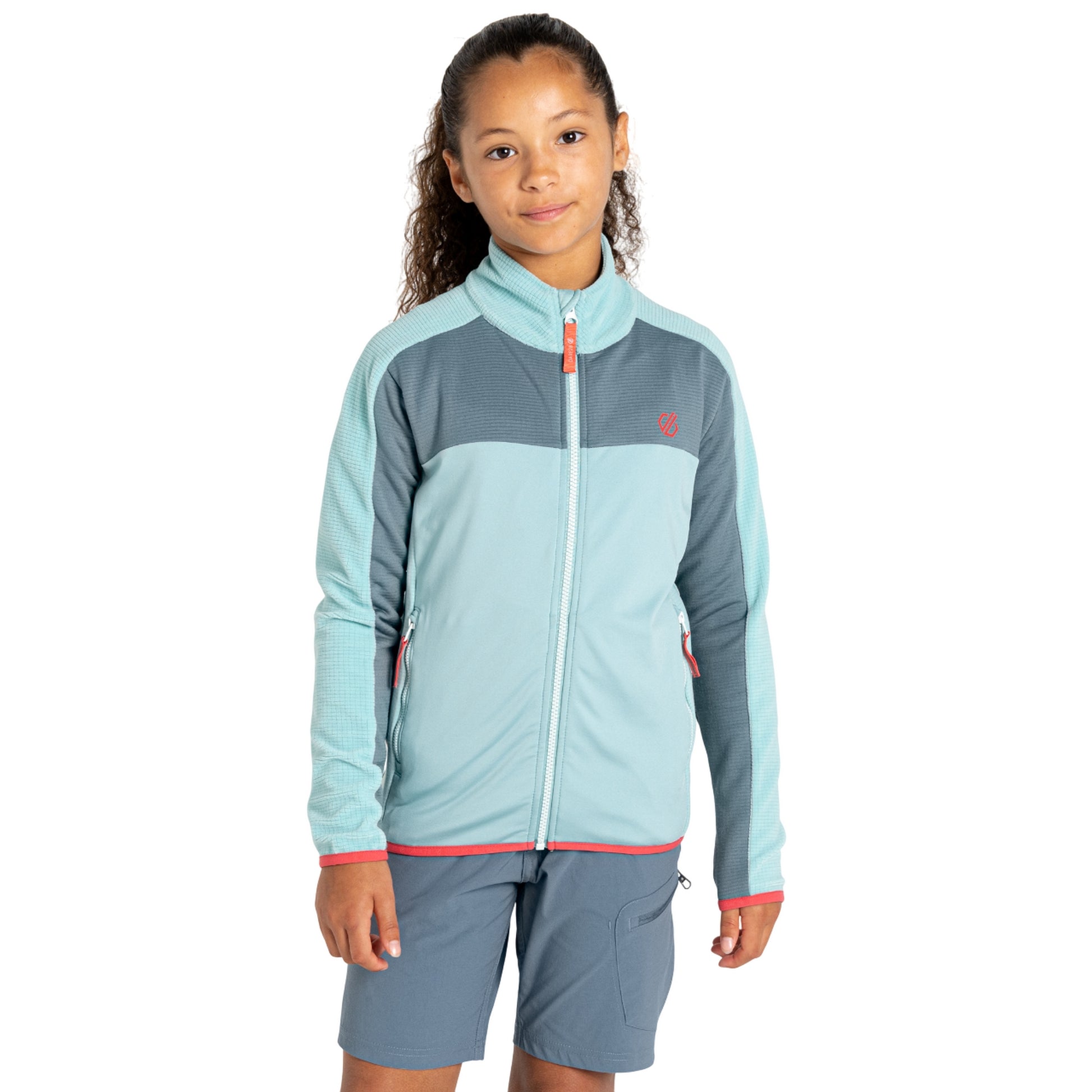 Element Grey-Aquifer - Lifestyle - Dare 2B Childrens-Kids Emergent IV Stretch Midlayer