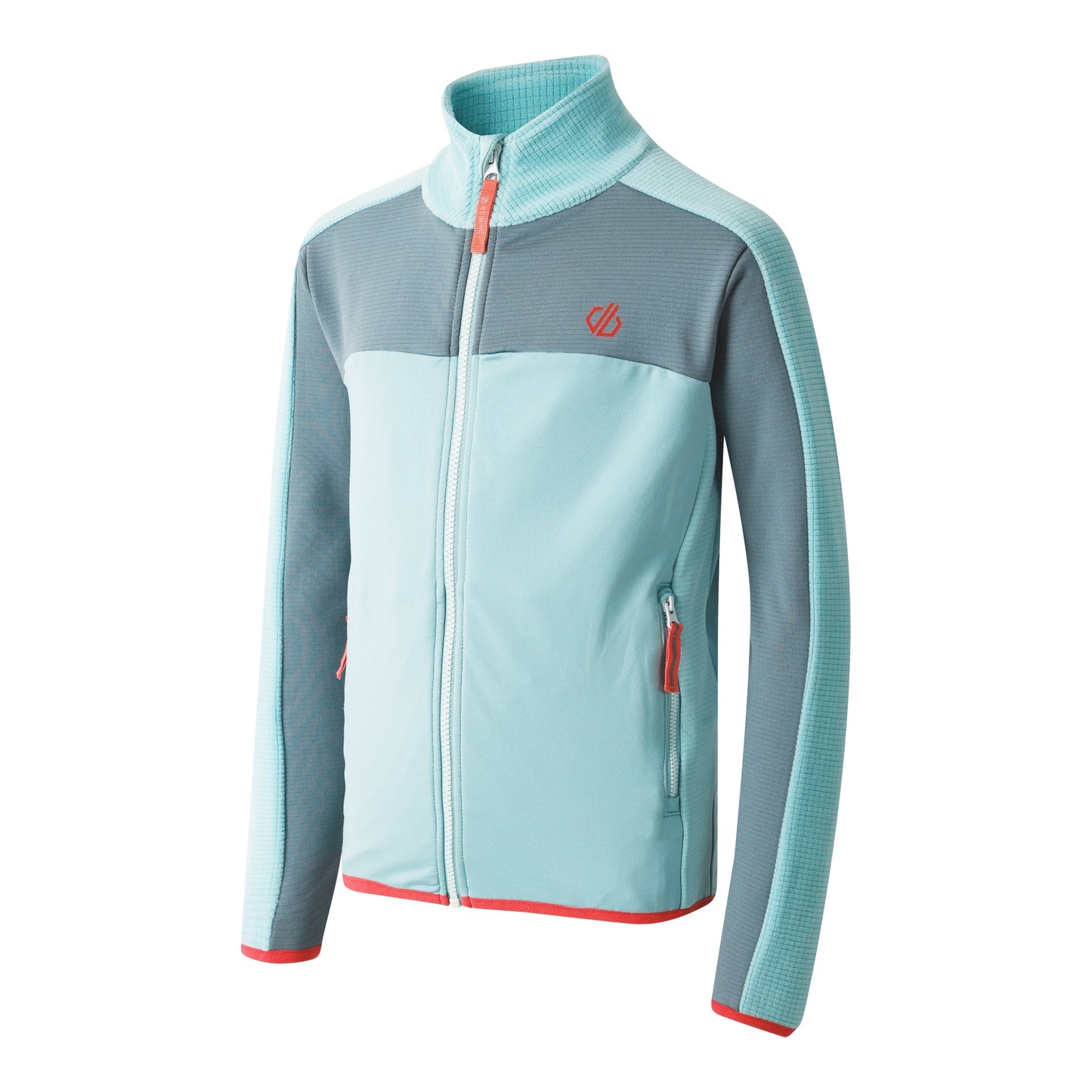 Element Grey-Aquifer - Side - Dare 2B Childrens-Kids Emergent IV Stretch Midlayer