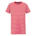 High Risk Red-White - Front - Regatta Womens-Ladies Bayletta Striped T-Shirt