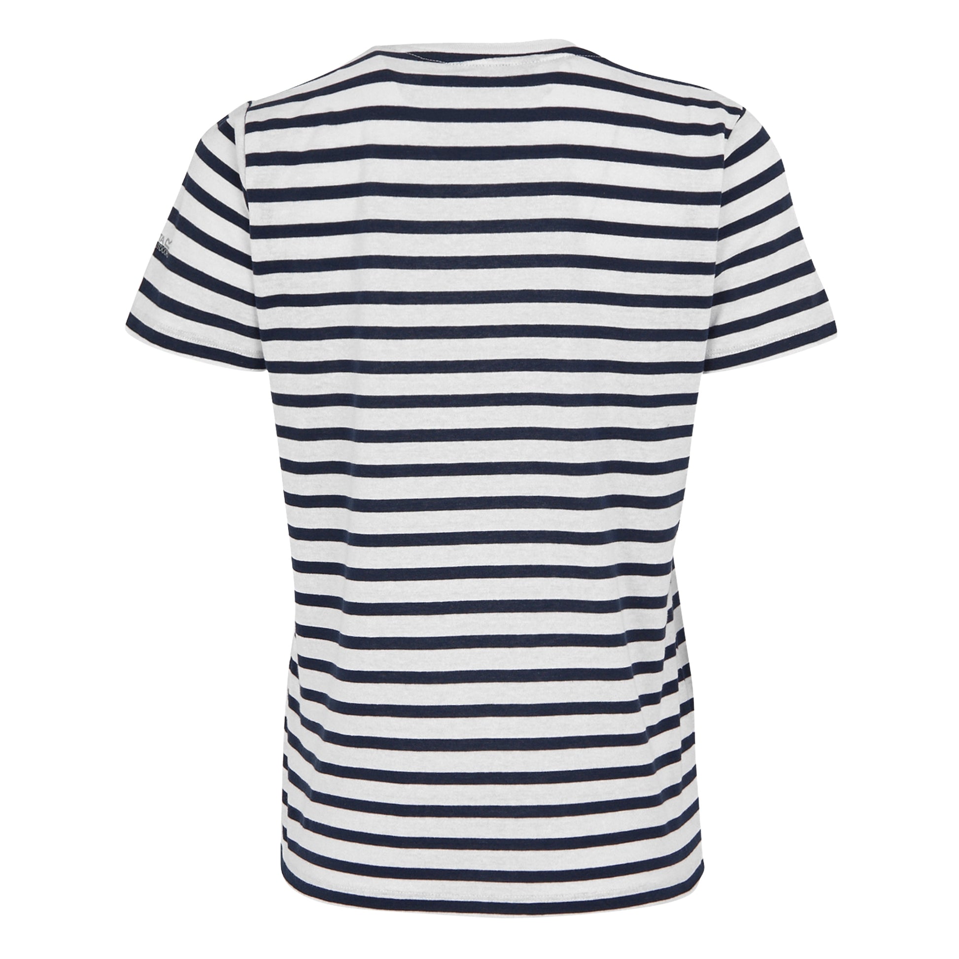 White-Navy - Back - Regatta Womens-Ladies Bayletta Striped T-Shirt