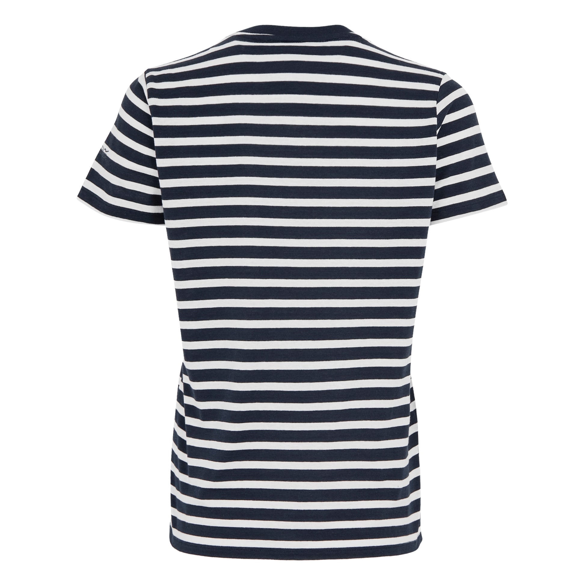 Navy-White - Back - Regatta Womens-Ladies Bayletta Striped T-Shirt