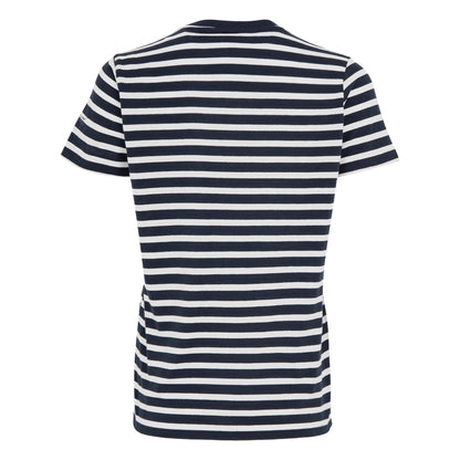 Navy-White - Back - Regatta Womens-Ladies Bayletta Striped T-Shirt