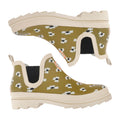 Olive - Pack Shot - Regatta Womens-Ladies Orla Kiely Clover Mid Cut Wellington Boots