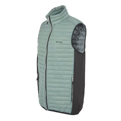 Glacier-Ash - Side - Regatta Mens Andreson Hybrid Padded Jacket