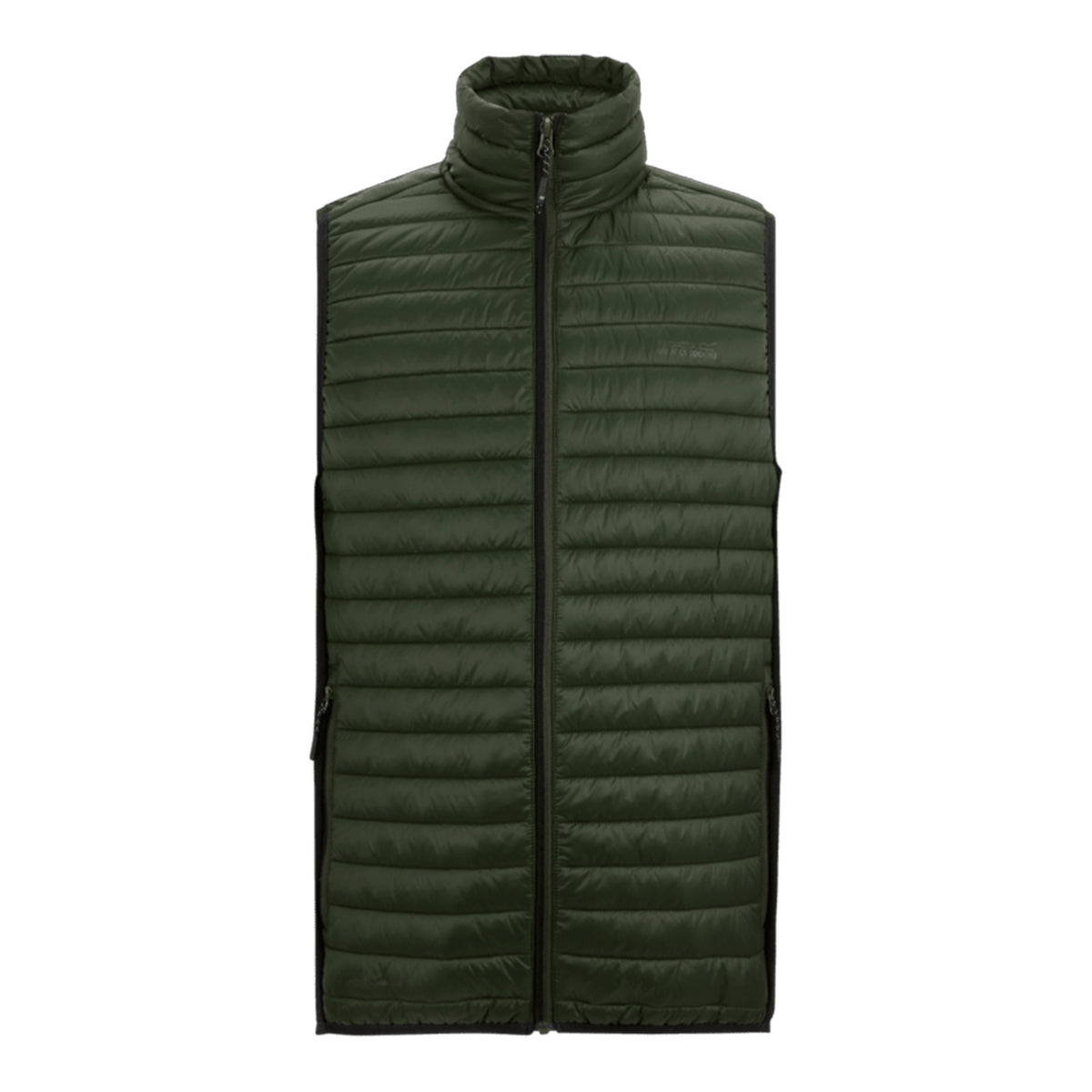 Dark Khaki-Black - Front - Regatta Mens Andreson Hybrid Padded Jacket