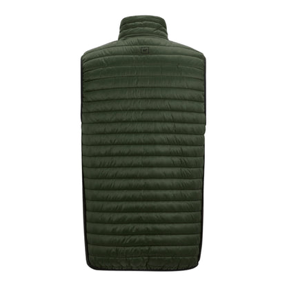 Dark Khaki-Black - Back - Regatta Mens Andreson Hybrid Padded Jacket