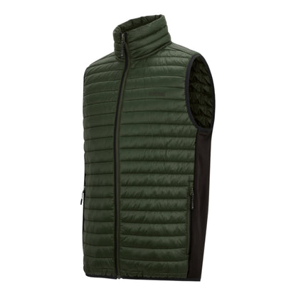 Dark Khaki-Black - Side - Regatta Mens Andreson Hybrid Padded Jacket