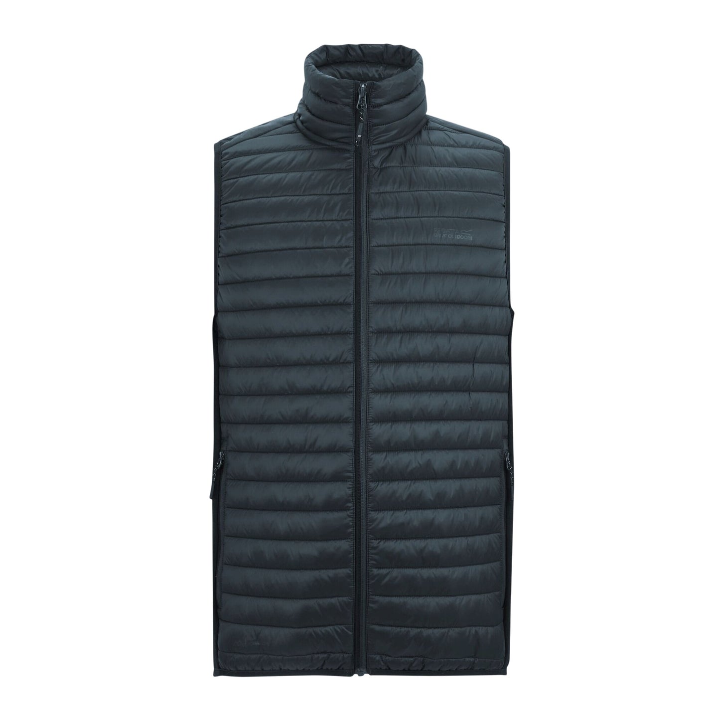 Storm Grey-Black - Front - Regatta Mens Andreson Hybrid Padded Jacket