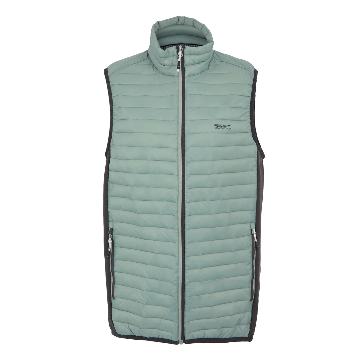 Glacier-Ash - Front - Regatta Mens Andreson Hybrid Padded Jacket