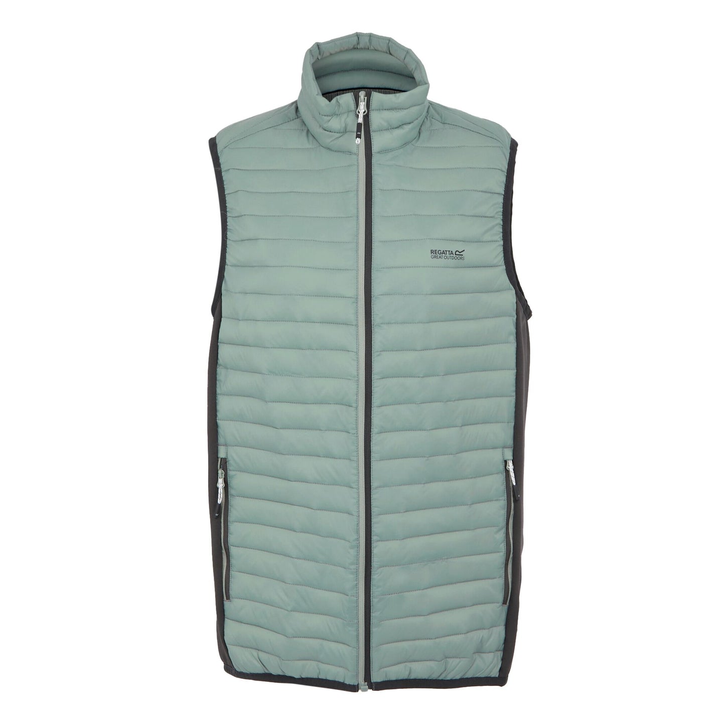 Glacier-Ash - Front - Regatta Mens Andreson Hybrid Padded Jacket
