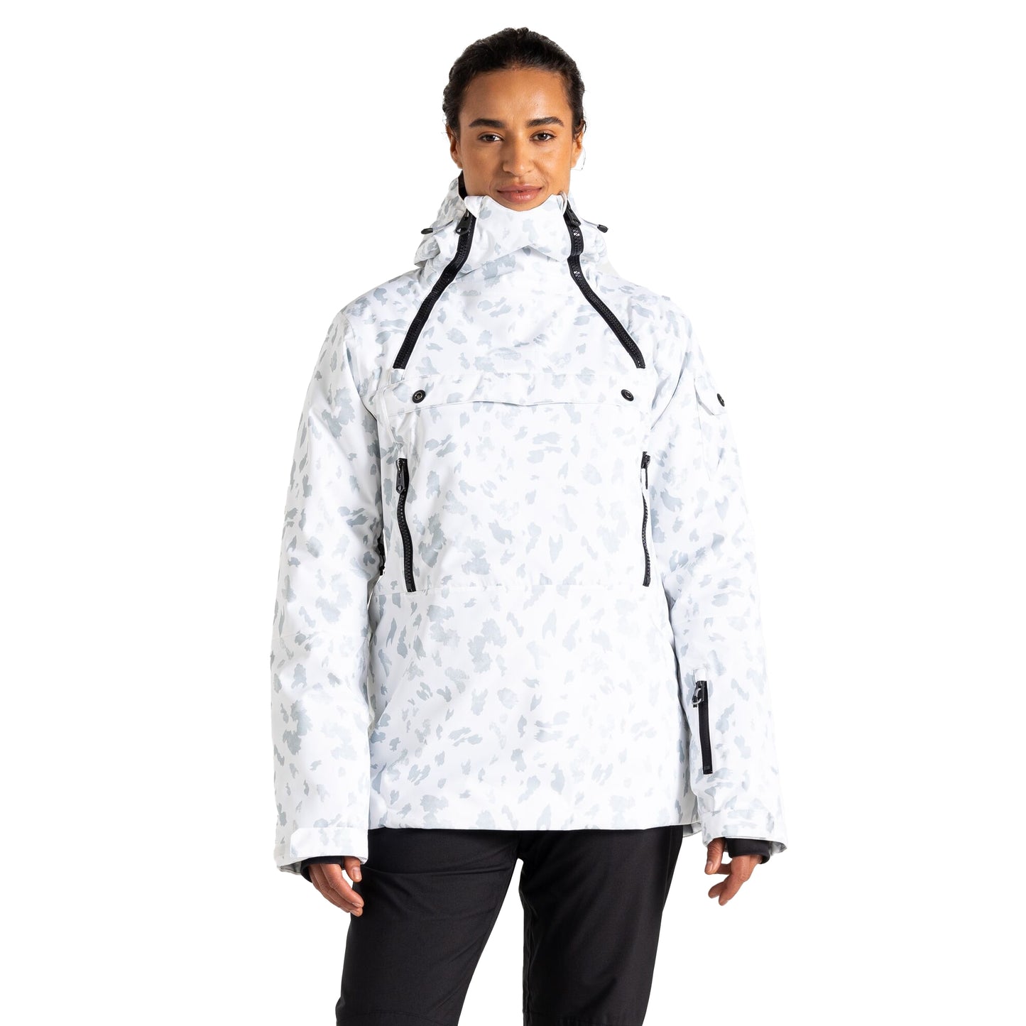 Blanc De Blanc - Lifestyle - Dare 2B Womens-Ladies Slide Out Dash Print Overhead Ski Jacket