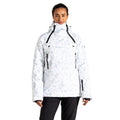 Blanc De Blanc - Lifestyle - Dare 2B Womens-Ladies Slide Out Dash Print Overhead Ski Jacket