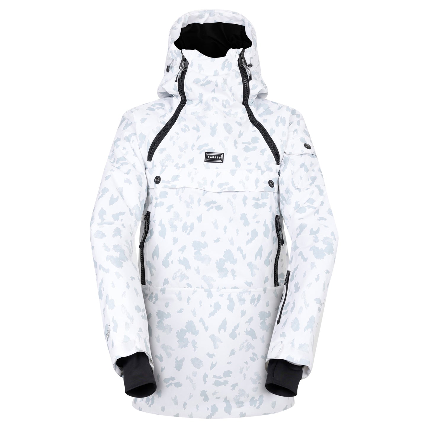 Blanc De Blanc - Front - Dare 2B Womens-Ladies Slide Out Dash Print Overhead Ski Jacket