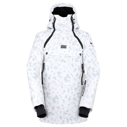 Blanc De Blanc - Front - Dare 2B Womens-Ladies Slide Out Dash Print Overhead Ski Jacket