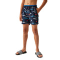 Navy - Lifestyle - Regatta Boys Skander III Boat Swim Shorts