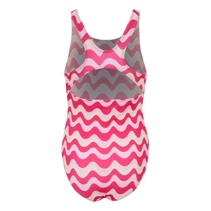 Pop - Back - Regatta Girls Katrisse Wavy Lines One Piece Swimsuit
