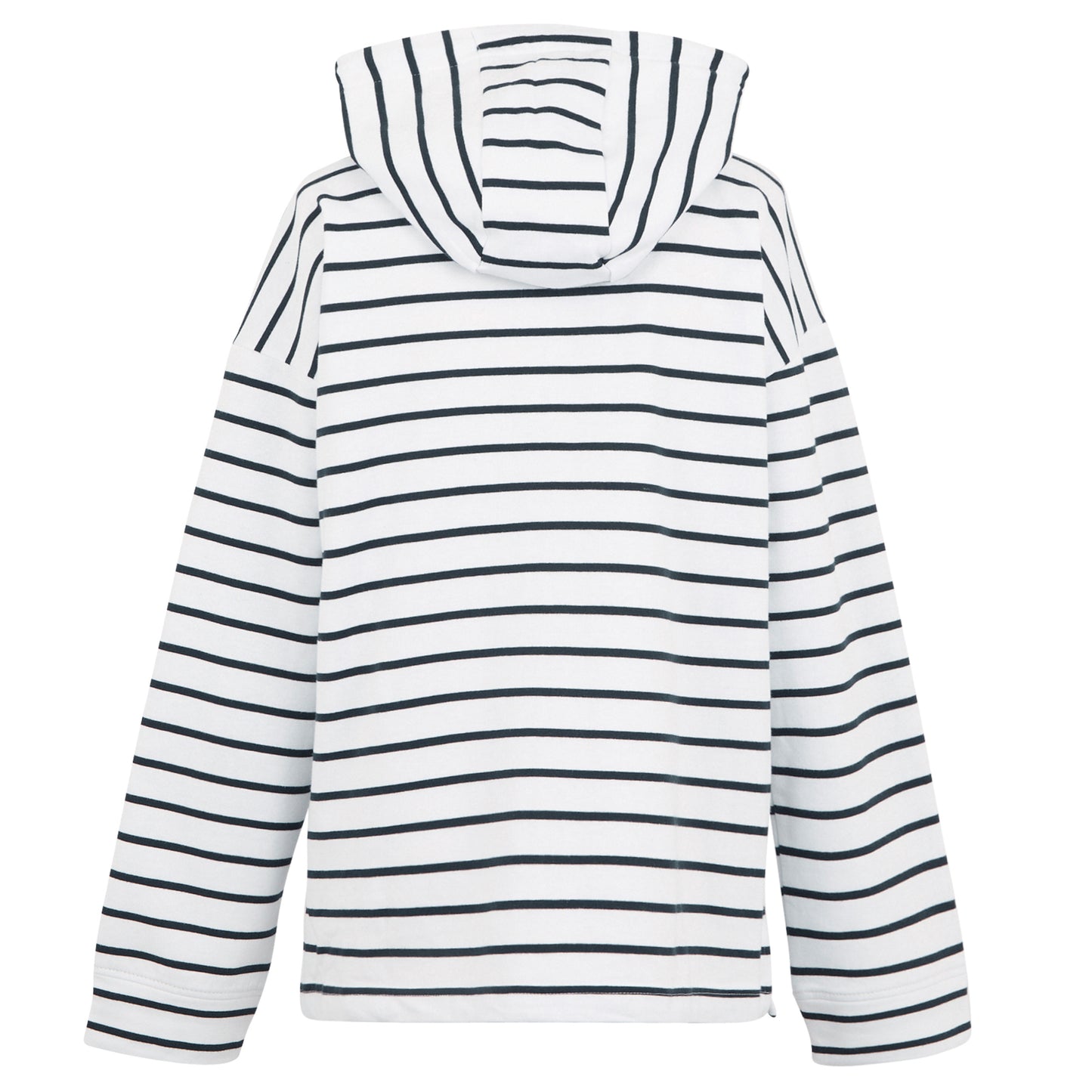 White-Navy - Back - Regatta Womens-Ladies Bayletta II Striped Full Zip Hoodie