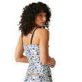 Navy-White - Lifestyle - Regatta Womens-Ladies Aceana III Large Floral Swimwear