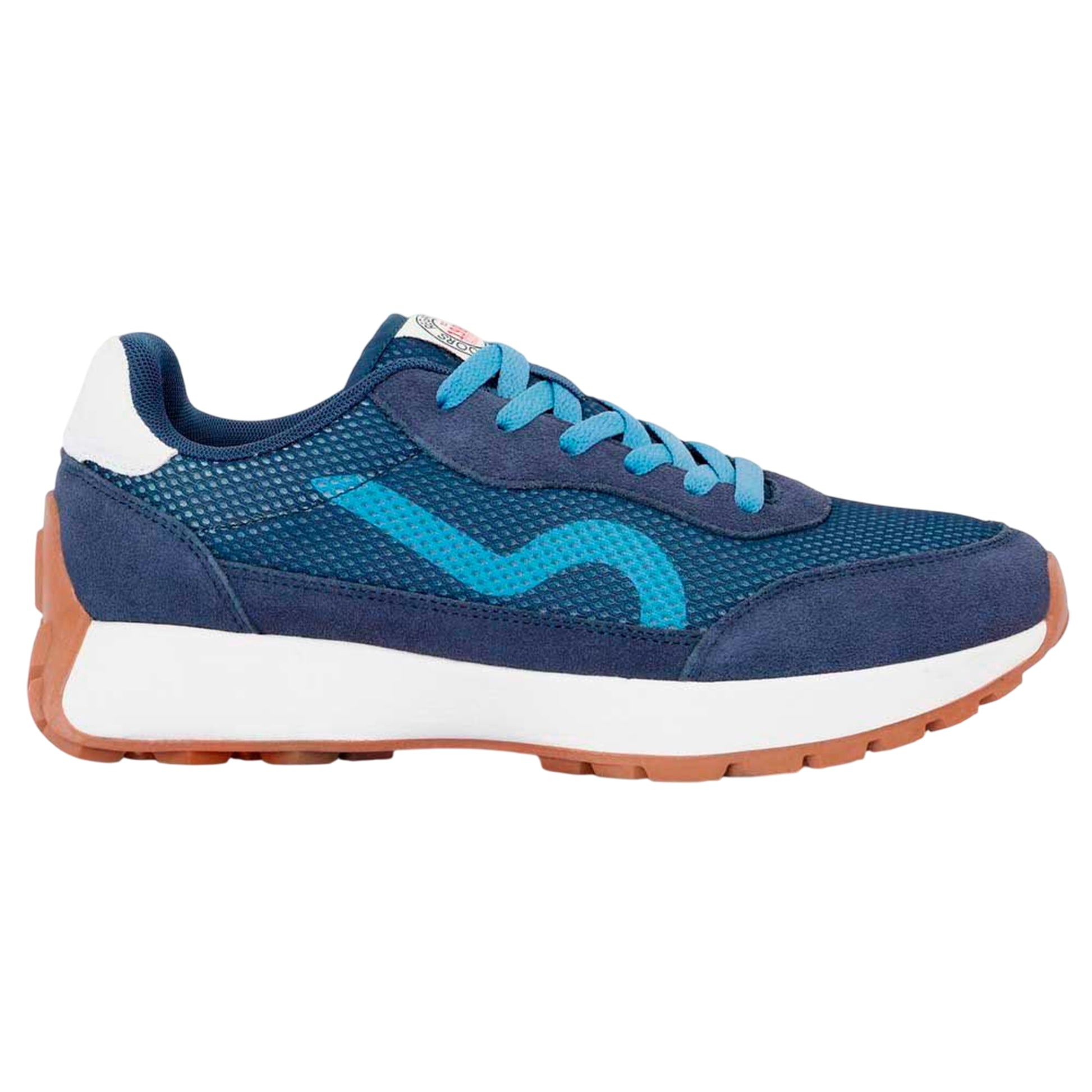 Navy-Coronet Blue - Lifestyle - Regatta Mens Marine Heritage Suede Trainers
