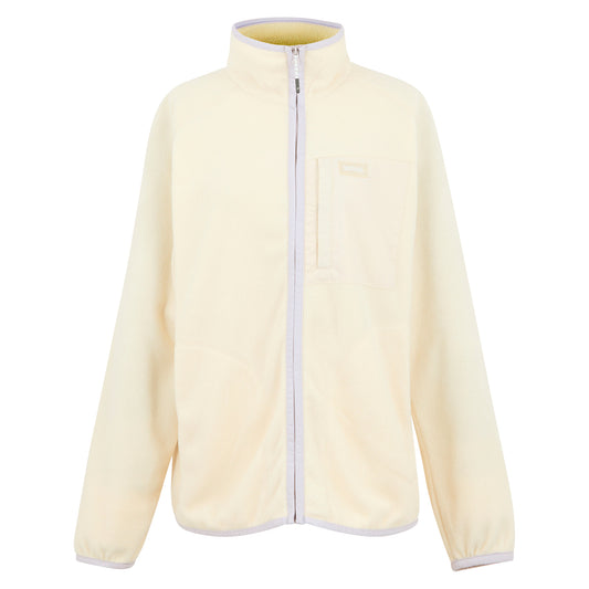 Light Vanilla-Lilac Thistle - Front - Regatta Womens-Ladies Lilana Full Zip Fleece Jacket