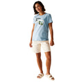 Chambray Blue - Side - Regatta Womens-Ladies Filandra VX Under The Sun T-Shirt